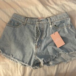 Light Wash Denim Shorts from Revice Denim